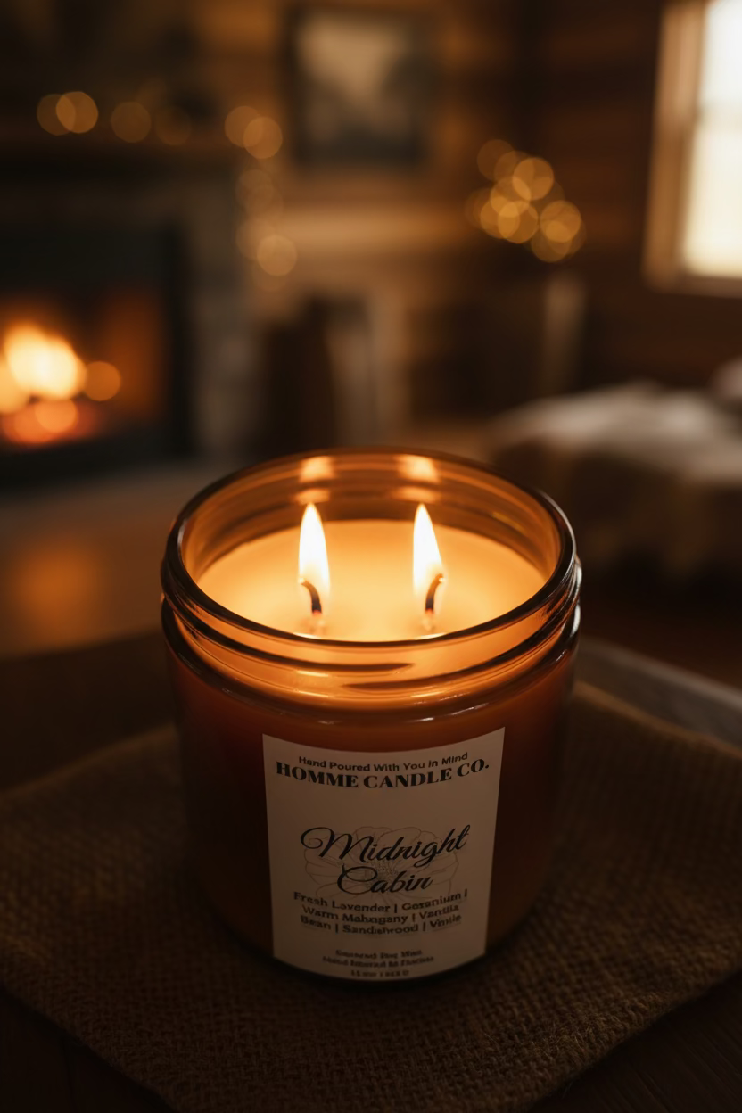 Midnight Cabin Candle 11 oz